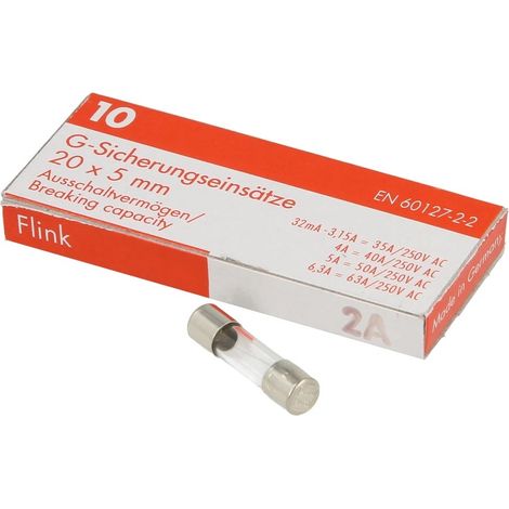 Fusible à action instantanée 2A 250V