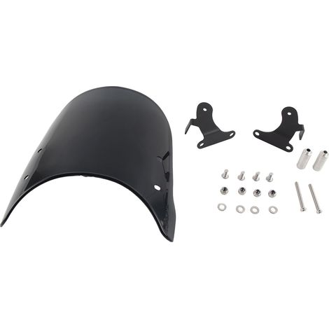 Pare-brise en Acrylique Aérodynamique Andion – Remplacement CB125R, CB250R, CB300R – Installation Facile, Design élégant (Gris fumé) (1/4)