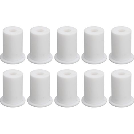 Kit Passe-Câbles Starlink 10 Embouts Silicone Blanc 25,4 mm Étanche Protection Murale pour Câble Ethernet Installation Discrète (1/5)