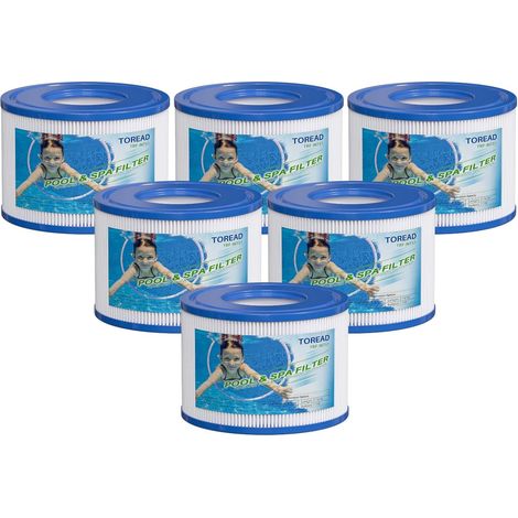 Lot de 6 filtres PureSpa de Rechange de Type S1 pour Cartouches de Piscine faciles à Installer, Filtre Spa 11692 (1/5)