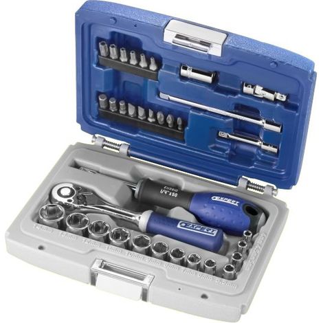 Set di bussole 1/4 EXPERT di Facom - 34 pezzi - E194672