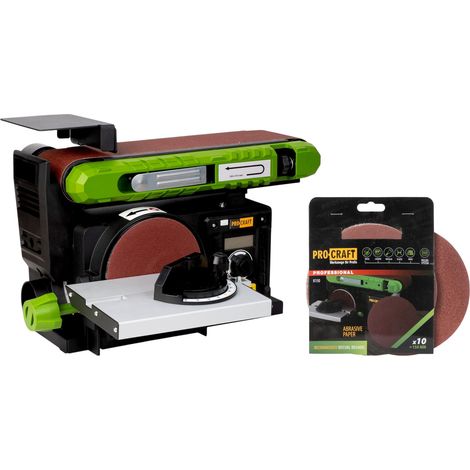 Lijadora de banda y plato Procraft BDS400S 400 vatios 915 x 100 mm (1/5)