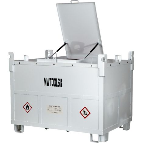 Mw Tools – Cuve réservoir à fioul 400 L avec pompe 12 V – Pistolet automatique en aluminium – Transport et stockage diesel – TDC40012MET (1/5)