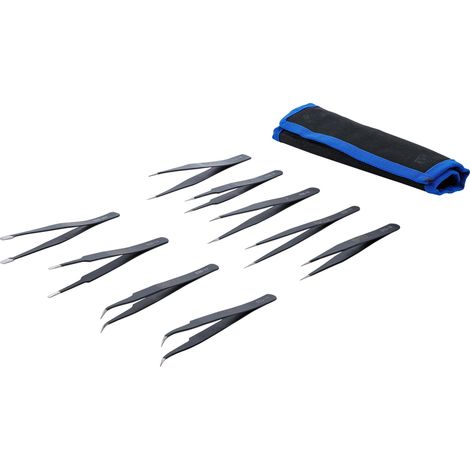 BGS  Juego  de  pinzas  de  acero  inoxidable,  9  piezas  -  74413 (1/4)
