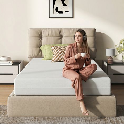 Kaltschaummatratze mit waschbarem Bezug D25 OKMYHOME (1/4)