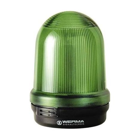 Werma Signaltechnik Segnalatore luminoso 826.200.00 826.200.00 Verde Luce continua 12 V/AC, 12 V/DC, 24 V/AC, 24 V/DC, (1/2)