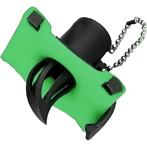 Ouvre-canette portable multifonctionnel et innovant, porte-clés, vert, idéal pour les fêtes et les bars. (1/5)