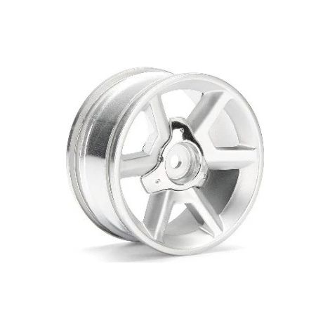 GT WHEEL SILVER (6mm OFFSET/2pcs)