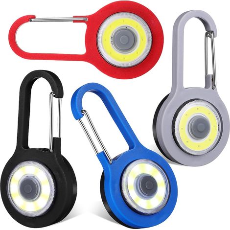 Mini lampe torche porte-clés multifonctionnelle (lot de 4) pour le camping et la randonnée. (1/5)