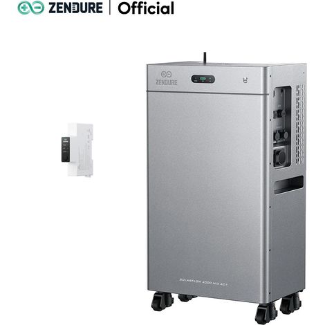 Zendure SolarFlow 4000 Mix AC+ Solarbatterie – 8 kWh Speicherkapazität, 4 kW AC (Netzausgang), 3680 W (Notstromausgang), IP65 wasserdicht, inkl. intelligenter Zähler 3CT-S (1/5)