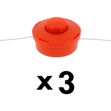 Lot de 3 têtes fils pour débroussailleuse et multifonction 4 en 1 (1/2)