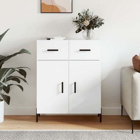 Sideboard Weiß 69,5x34x90 cm Holzwerkstoff