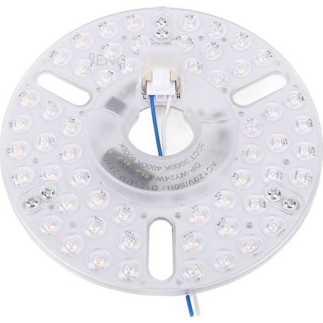 Ventilatore da soffitto da 5,3 pollici, luce LED di ricambio, 24 W, 3 CCT, pannello magnetico dimmerabile, retrofit con funzione memoria. (1/5)