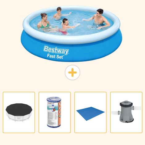 Bestway Bestway Fast Set Ronde - 366x76 cm - 5-pièces  S167 (1/5)