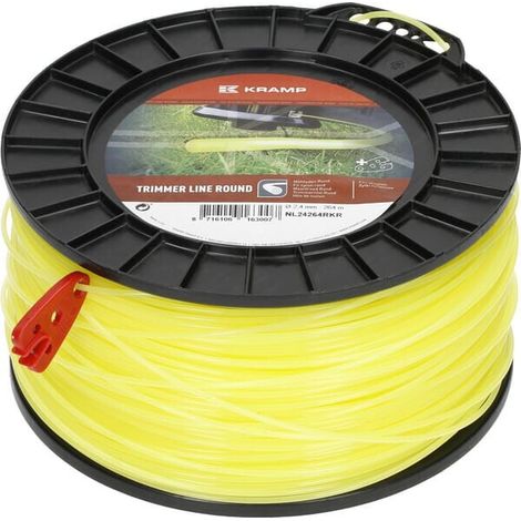 Filo decespugliatore diametro 2.4 mm 264m rotondo giallo UNIVERSALE NL24264RKR