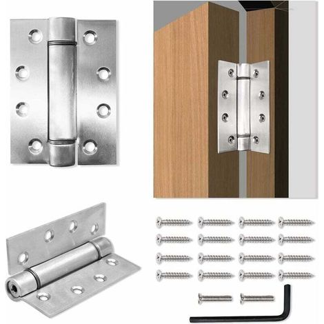 Automatic Hydraulic Door Closer, Adjustable Spring Groom Door Closer, Closed Hinge Buffer for Exterior, Interior Door, Garden Door, Screen Door, Bedroom Doors MUMU (1/4)