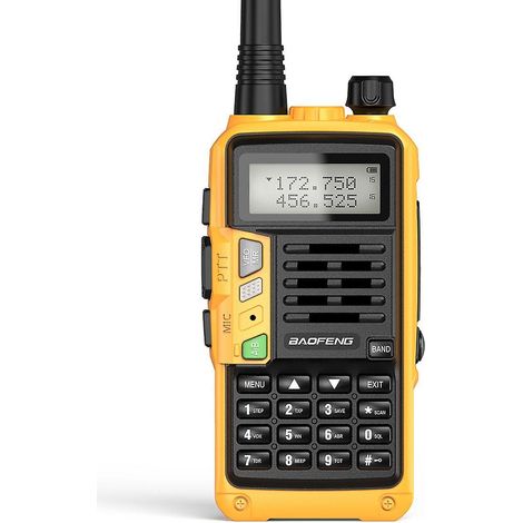 Radio-walkie Baofeng UV-S9 Plus tribande 10 W, puissante, 136-174 MHz / 220-225 MHz / 400-520 MHz, pour amateurs.-AquaForge (1/5)