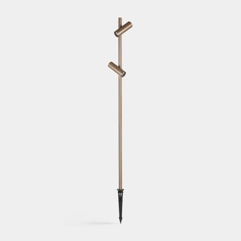 FarettI IP66 Juncus 2 Heads LED 15.2 Bianco caldo - 3000K ON-OFF Marrone 836lm