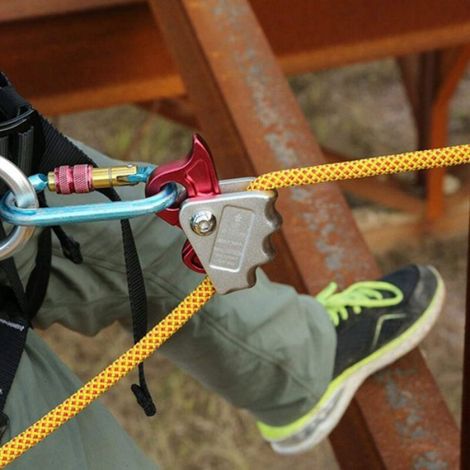 Serrure Escalade Automatique - Kit sécurité extérieure - Anti-chute blocage corde (1/4)