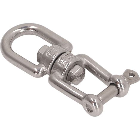 Mousqueton de sécurité en acier inoxydable 304 pour escalade et équipement de jeux, 5mm (1/5)