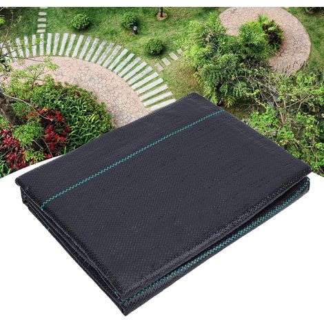 Toile de paillage anti-mauvaises herbes pour jardin et agriculture (1 x 10 m) (1/5)