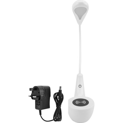 Lampe de bureau LED rechargeable sans fil USB, liseuse de table pour chambre d'étude, 110-240V avec prise UK. (1/5)