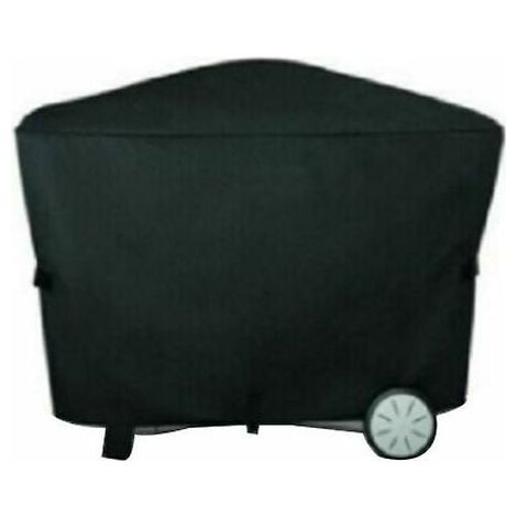 Housse De Protection Pour Grill - Polyester 600D Enduit PU - Résistante Aux Intempéries UV Et Eau - Compatible Avec Trolley Weber Q2000 Q3000 - 112,4 X 64,1 X 95,6 Cm
