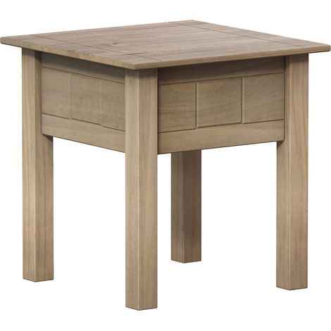Panama Lamp Table Coffee Sofa Side End Solid Pine Table Living Room Furniture (1/5)