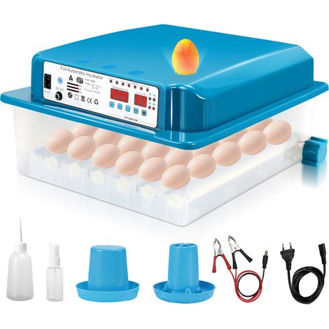 Hengda Incubatore Con Lampada Sperauova Inclusa Uova Professionale (Gallina. Anatra. Oca. Quaglia) 36 uova (1/5)