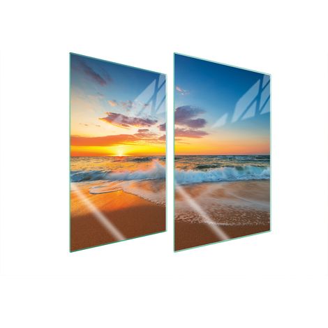 PIASTRA PROTETTIVA IN VETRO PER CUCINA 2x35x52 SEA (1/5)