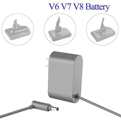 Pour aspirateur V6 V7 V8, adaptateur de chargeur, pièces de rechange, batterie lithium-ion, cordon d'alimentation, prise américaine (1/4)