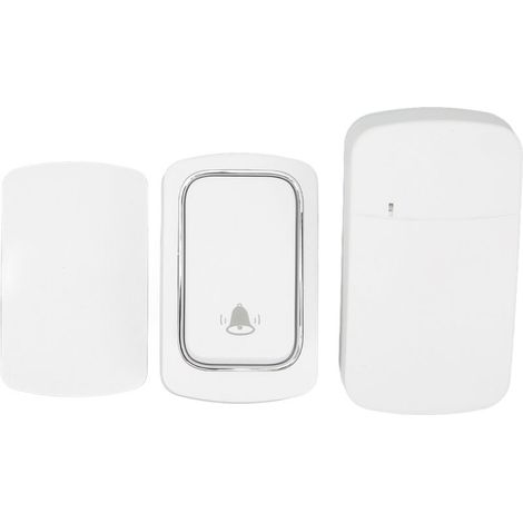 Crezuo Kabellose Türklingel, 1 Klingel, IP68 wasserdicht, batterielos, netzbetrieben, für Zuhause und Büro.