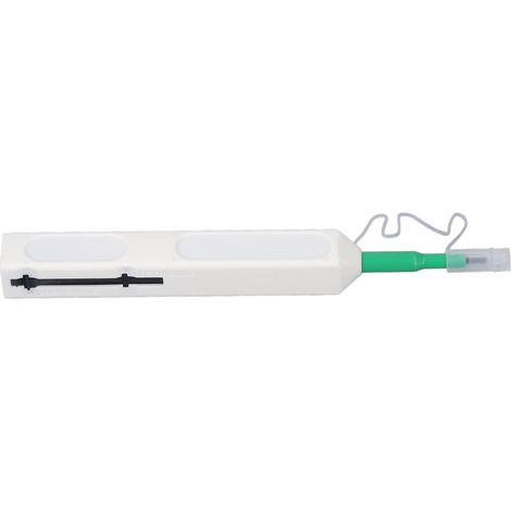 Stylo de nettoyage de fibres optiques avec instructions sonores, nettoyage à 180 degrés, nettoyeur de fibres optiques de type stylo à faible perte adapté aux câbles à fibres optiques SC, FC, ST et LC 