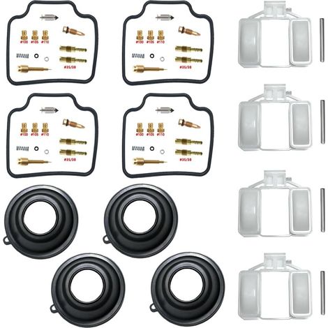 Kit de réparation de carburateur pour CBX400F 1981-1984 400 cm³ (jeu de flotteur) Carburateur CV pour moteur quatre cylindres en ligne CBX550F, CBX450, CBX550, CBX 400 F, Integra CBX400 (1982-1983) - (1/5)