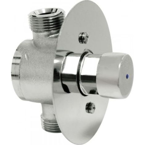 TEMPO-TRES 112178 Grifo de Ducha para Empotrar entrada y salida con rosca macho 3/4" G - ref: 112178 (1/2)