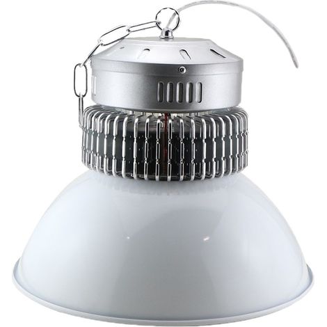 Cloche Lamp Industrielle LED 150W 120° ARGENT, Blanc Froid 6400K - Digilamp (1/5)