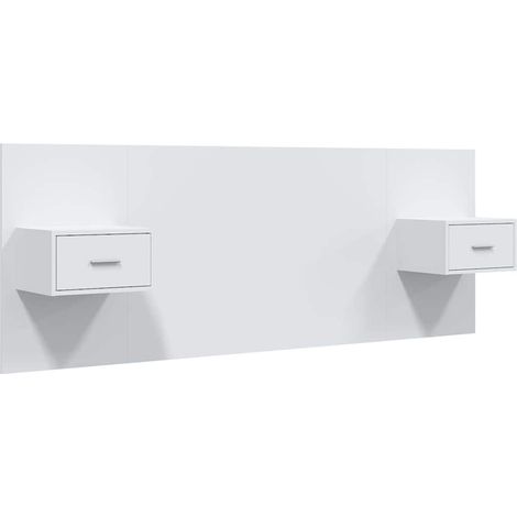 Maison Exclusive - Cabecero de cama con mesitas madera contrachap (1/5)