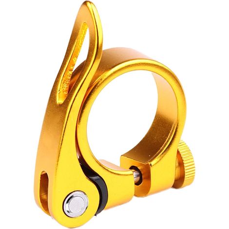 Collier de serrage rapide pour tige de selle, léger, facile à utiliser et polyvalent Collier de serrage rapide polyvalent pour cyclistes : voyage, quotidien, trajets domicile-travail, route, montagne