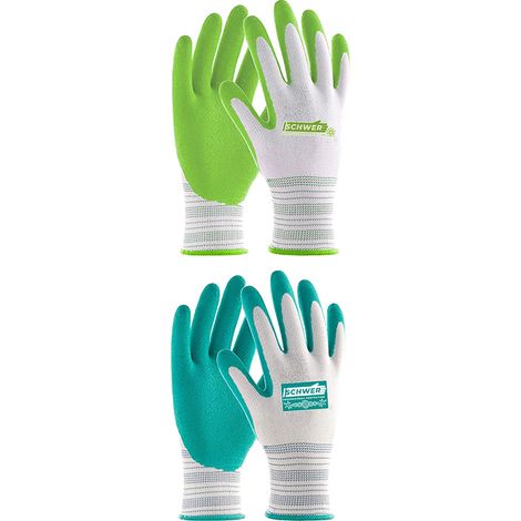 Gants de jardinage, gants de jardin enduits de caoutchouc, gants de travail extérieurs de protection avec poignée (1/5)