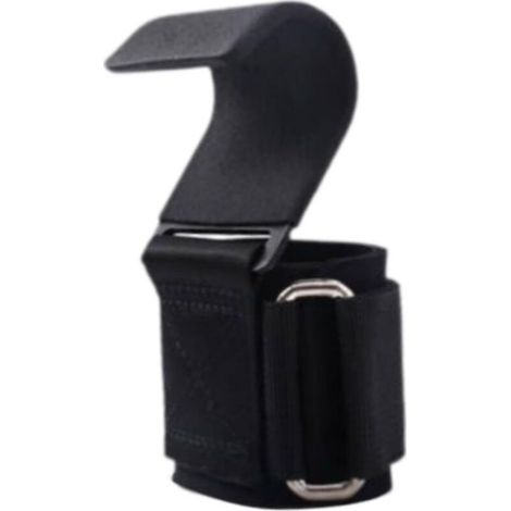 Fitness Weight Lifting Hook for Men Women Exercise Strength Training Thick Wrist Padding Weight Lifting Grip for Shrugs Rows (1/5)