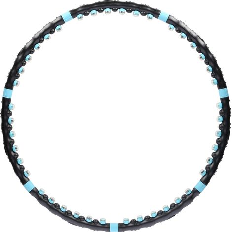 Hula Hoop 98cm, Schwarz-Blauer Fitnessring