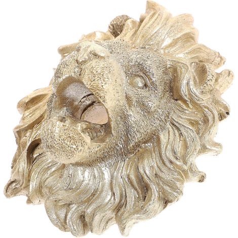 Cinq buses de fontaine en forme de tête de lion, jets d'eau pour fontaine d'extérieur, convenant à la décoration intérieure et extérieure, de forme rectangulaire. (1/5)