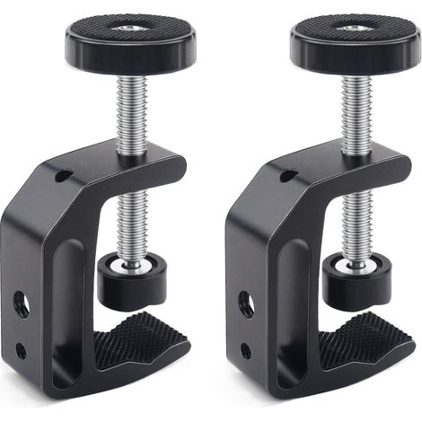 Lot de 2 Pinces en C Serre Joint en C Alliage d'Aluminium Pince de Fixation Réglable de 0 à 50 mm, Pinces en C Robustes Pour le Bricolage, le Travail du Bois (1/5)