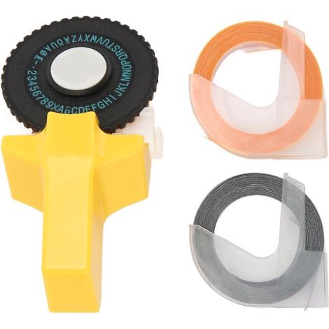Etiqueteuse A Embossage - Manuel Sans Batterie - Pour Scrapbooking Et Projets DIY - Jaune - 1 Piece (1/5)