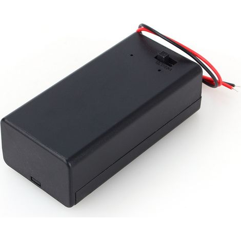 9V Volt PP3 Battery Holder Box DC Case w/ Wire Lead ON/OFF Switch Cover Durable