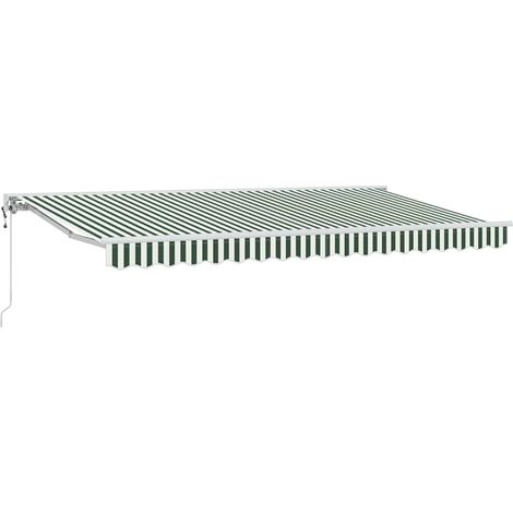 Maison Exclusive - Struttura della tenda Verde e Bianco 400 x 200 cm (1/5)