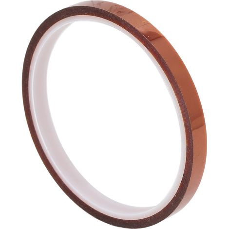 Ruban adhésif isolant couleur thé, lot de 10 rouleaux, excellente adhérence, ruban résistant à haute température, 500G, 8mm, kit de bricolage électrique. (1/5)