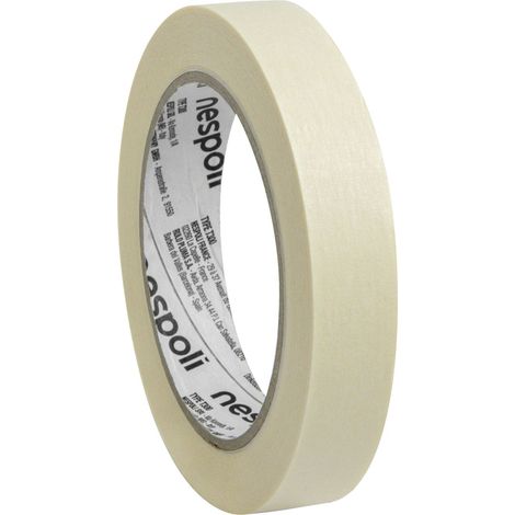 Flachkreppband 19 mm x 50 m hitzebeständig bis 80° Kreppband