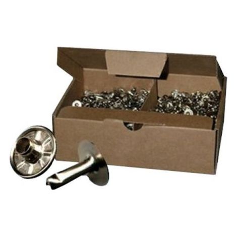 RIVETTI NICHELATI MASCHI/FEMMINE 3X3MM CONF. 1000 PZ (1/3)