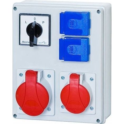 Cuadro de distribución R-240 16/5, 32/5, 2x250V, L/P en línea
